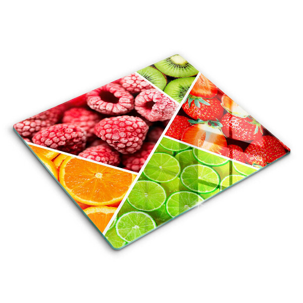 Tagliere in vetro Frutti colorati
