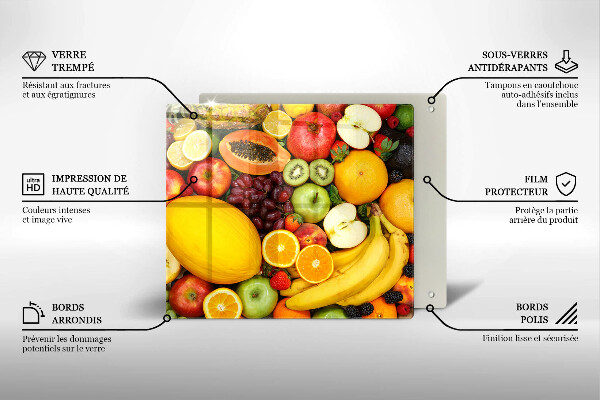 Tagliere in vetro Raccolta della frutta