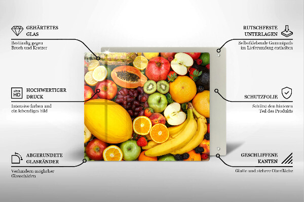 Tagliere in vetro Raccolta della frutta