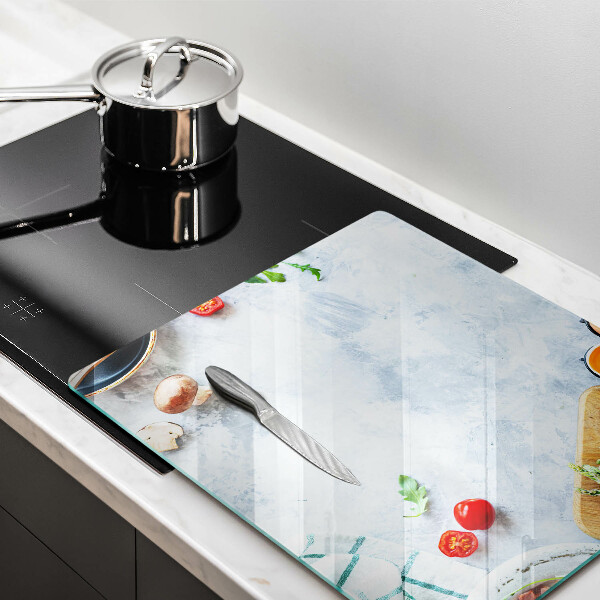 Tagliere in vetro Ingredienti in cucina