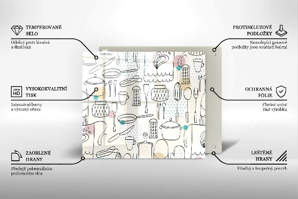 Tagliere in vetro Accessori per la cucina