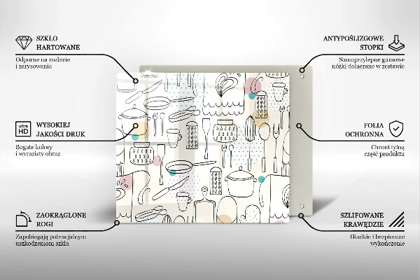 Tagliere in vetro Accessori per la cucina