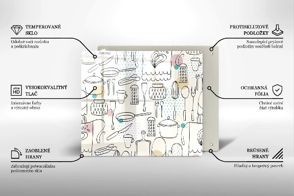 Tagliere in vetro Accessori per la cucina