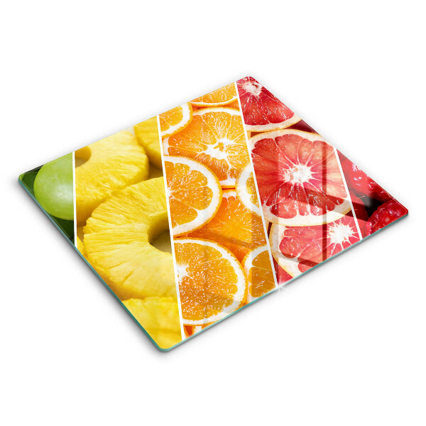 Tagliere in vetro Frutti colorati