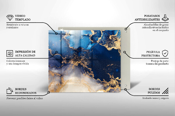 Tagliere in vetro Astrazione del marmo