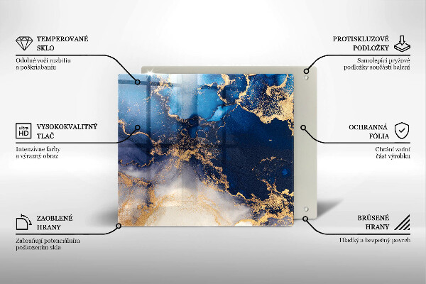 Tagliere in vetro Astrazione del marmo