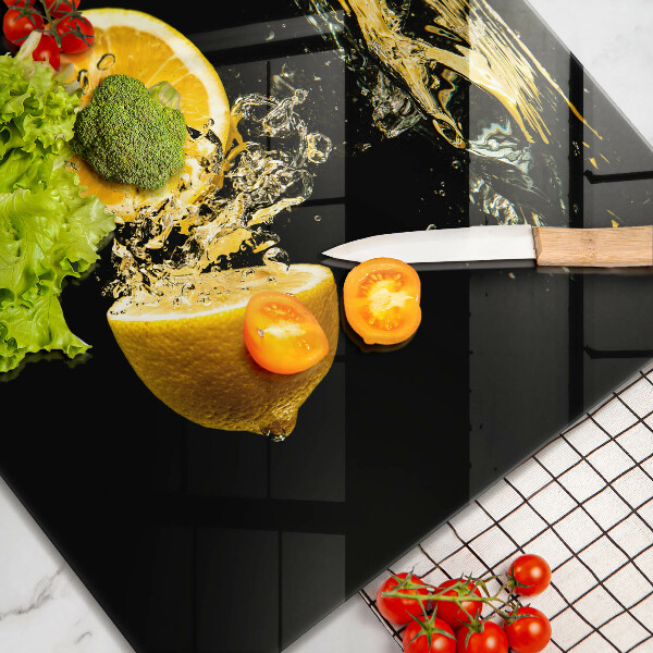 Tagliere in vetro temperato Succoso frutto di limone