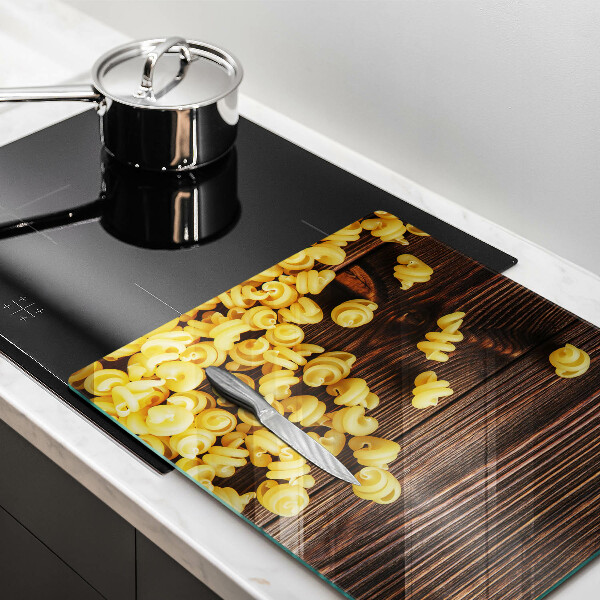 Tagliere in vetro Pasta in tavola