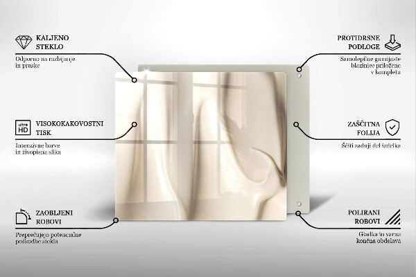 Tagliere in vetro Gelato cremoso