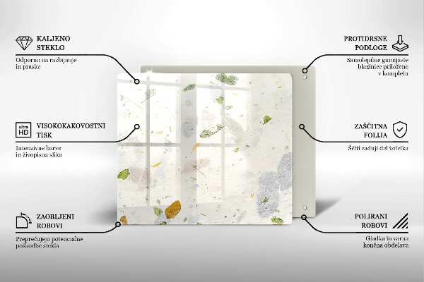 Tagliere in vetro Foglie cadenti