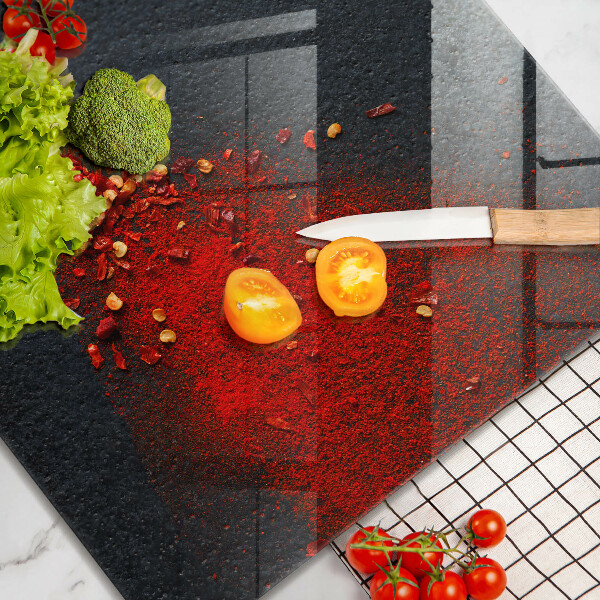 Tagliere in vetro temperato Peperoncino