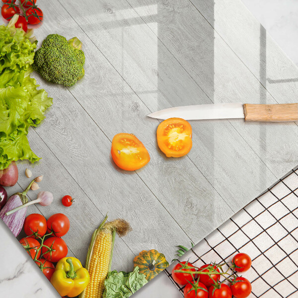 Tagliere in vetro Verdure su tavole