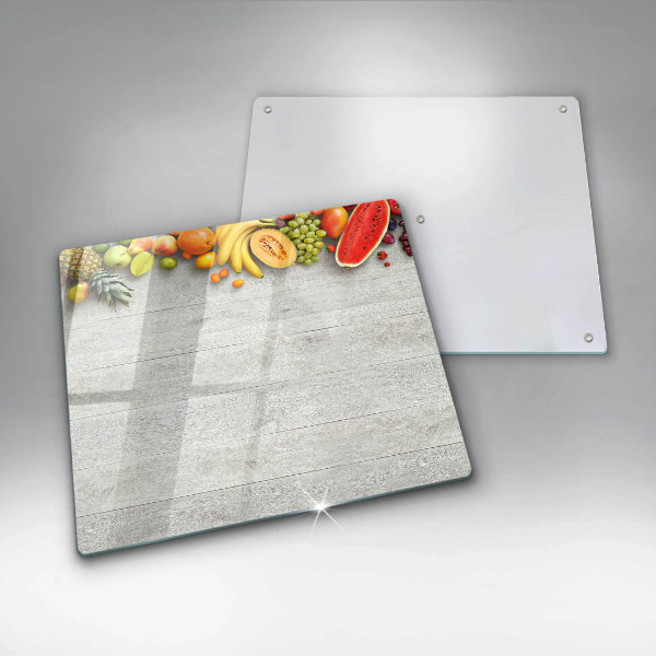 Tagliere in vetro Frutta su tavole