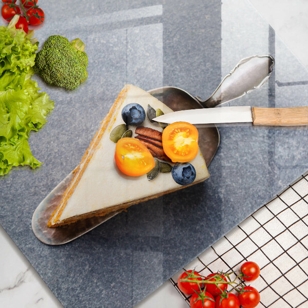 Tagliere in vetro Pezzo di torta