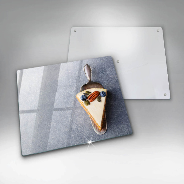 Tagliere in vetro Pezzo di torta