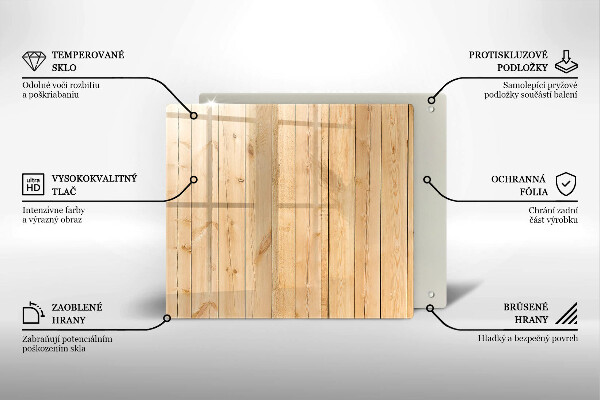 Tagliere in vetro Tavole di legno delicate