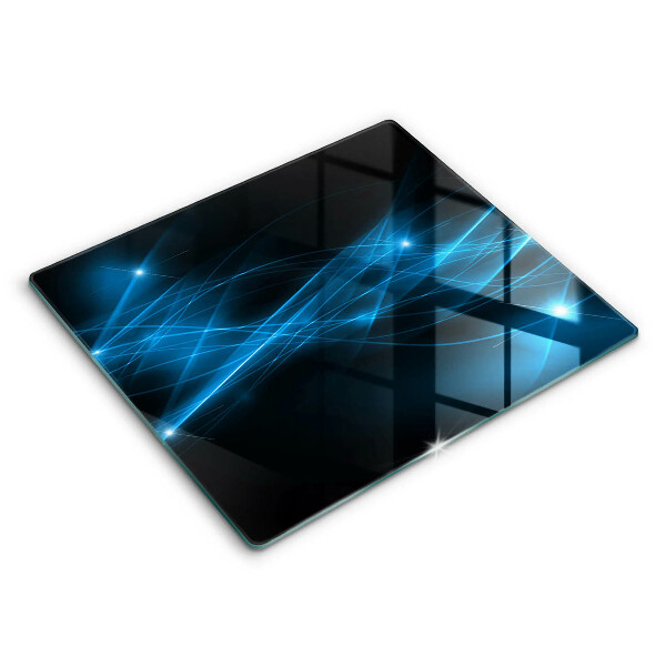 Tagliere in vetro temperato Fumo blu astratto