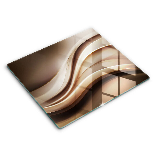 Tagliere in vetro temperato Linee delicate di astrazione