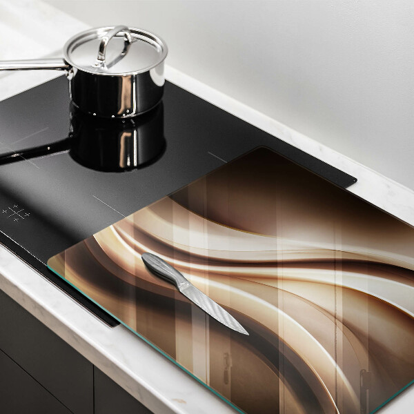 Tagliere in vetro temperato Linee delicate di astrazione