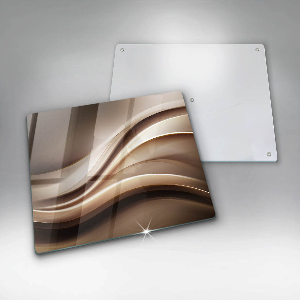 Tagliere in vetro temperato Linee delicate di astrazione