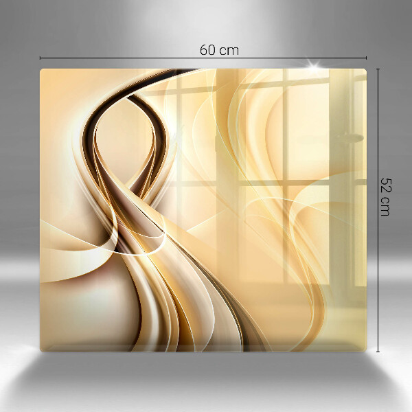 Tagliere in vetro temperato Astrazione del fumo