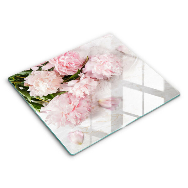 Tagliere in vetro temperato Delicati fiori di rose