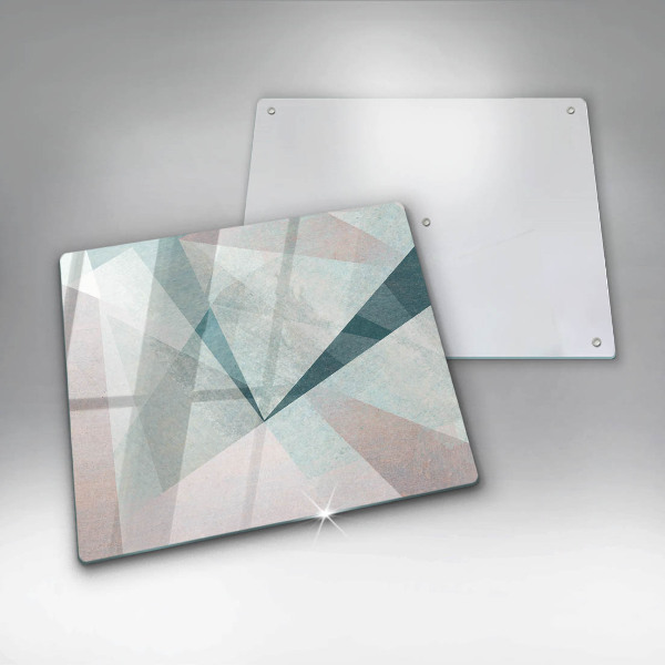 Tagliere in vetro temperato Astrazione tagliente