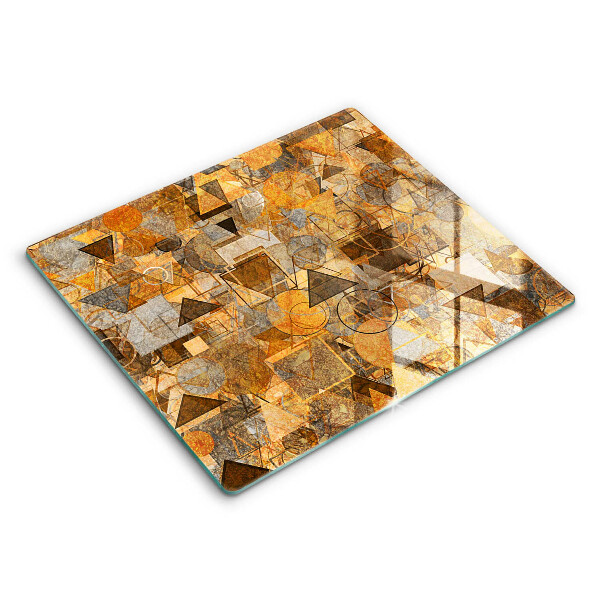 Tagliere in vetro temperato Modello senza giunture di figure geometriche