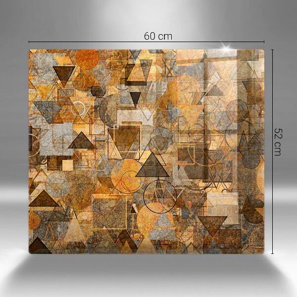 Tagliere in vetro temperato Modello senza giunture di figure geometriche