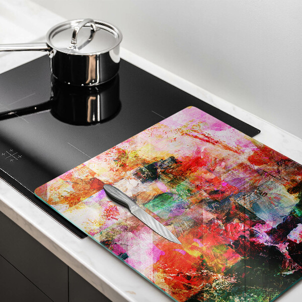 Tagliere in vetro temperato Dipingi l'astrazione