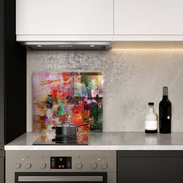 Tagliere in vetro temperato Dipingi l'astrazione