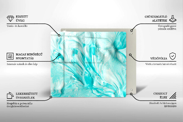 Tagliere in vetro Pitture astratte