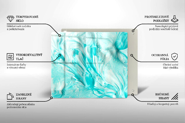 Tagliere in vetro Pitture astratte