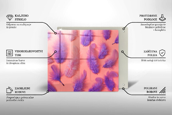Tagliere in vetro Piume soffici