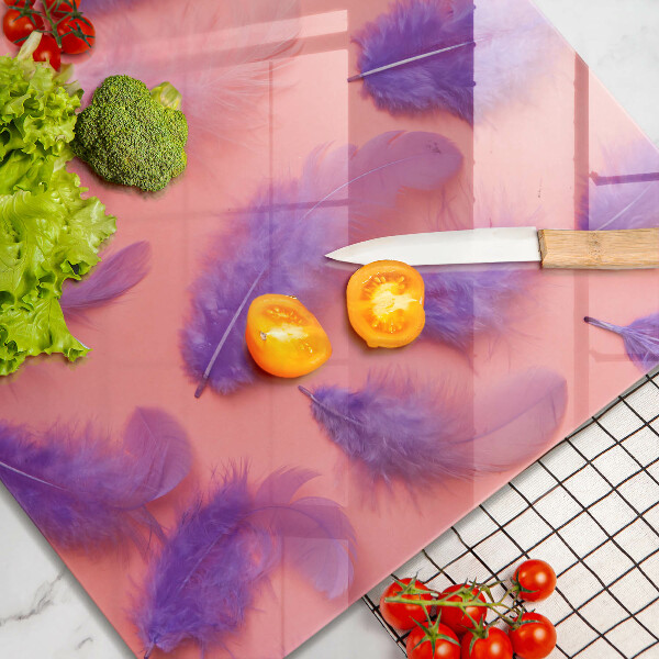 Tagliere in vetro Piume soffici