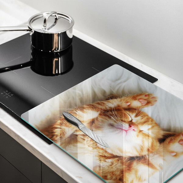 Tagliere in vetro temperato Piccolo gattino carino