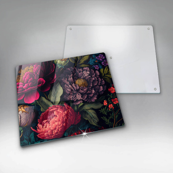 Tagliere in vetro Bellissimi fiori