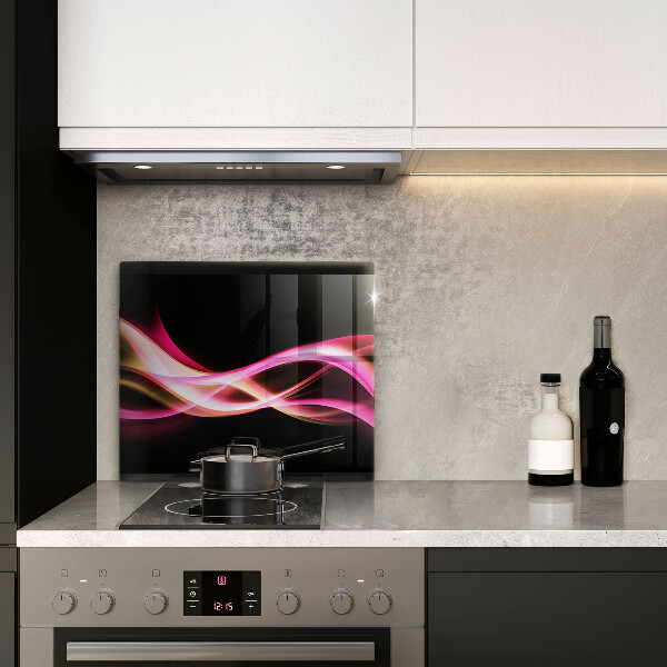 Tagliere in vetro temperato Fumo al neon astratto