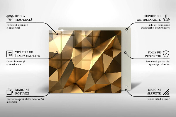Tagliere in vetro temperato Sfondo di astrazione della struttura