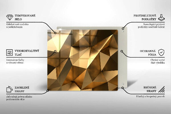 Tagliere in vetro temperato Sfondo di astrazione della struttura