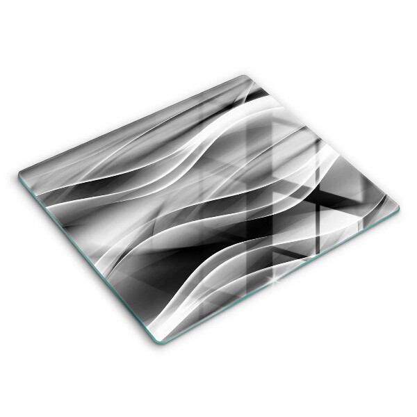 Tagliere in vetro temperato Linee astratte di fumo