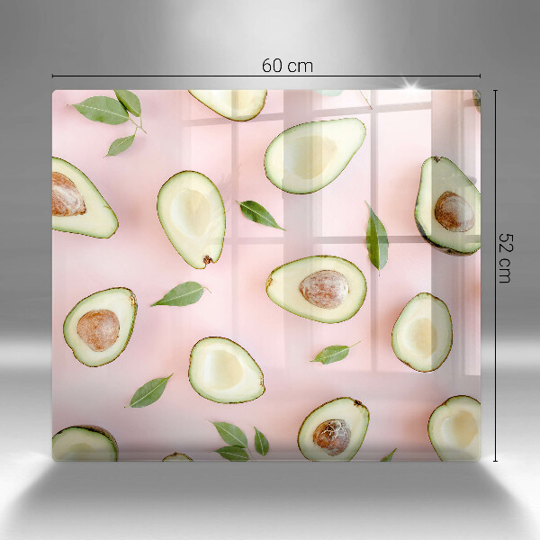 Tagliere in vetro temperato Modello di avocado