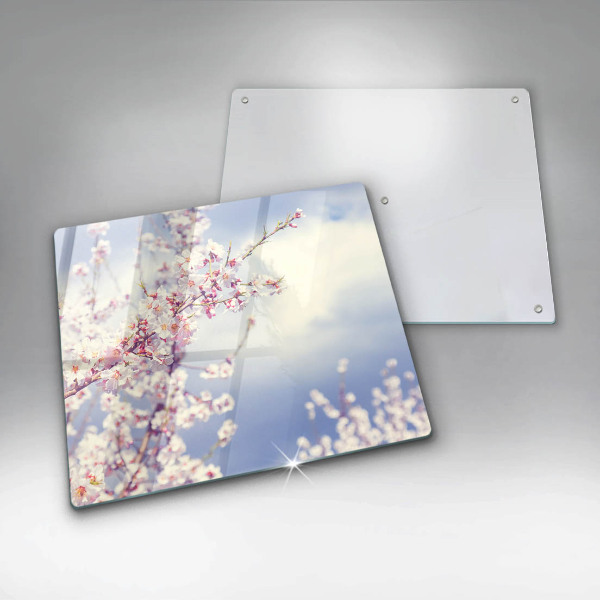 Tagliere in vetro Albero fiorito