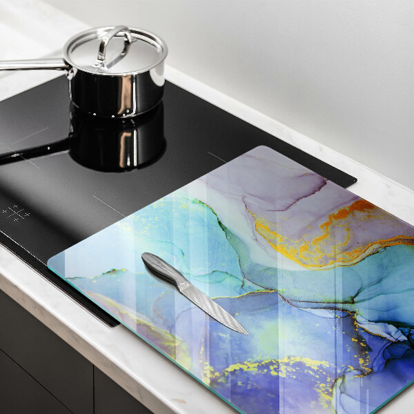 Tagliere in vetro Pietra d'oro incrinata