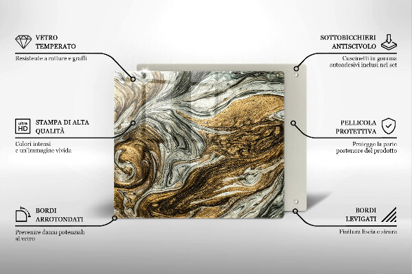 Tagliere in vetro Ricca astrazione