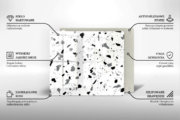 Tagliere in vetro Gres decorativo