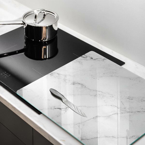 Tagliere in vetro temperato Elegante struttura in marmo