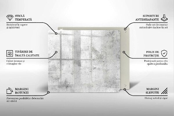 Tagliere in vetro Struttura concreta