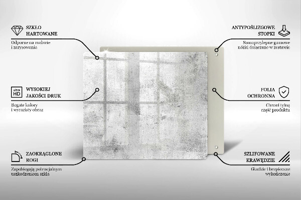 Tagliere in vetro Struttura concreta