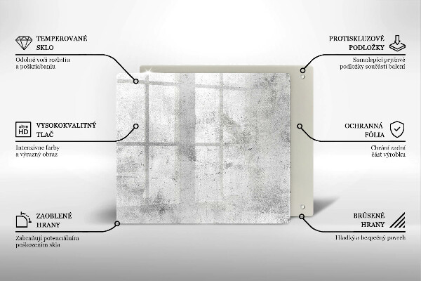 Tagliere in vetro Struttura concreta